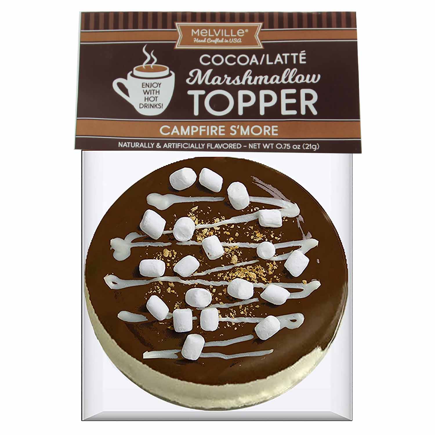 Buy Marshmallow Topper Circle With Chocolate and Smore Topping (4 toppers  per bag) Online at desertcartINDIA