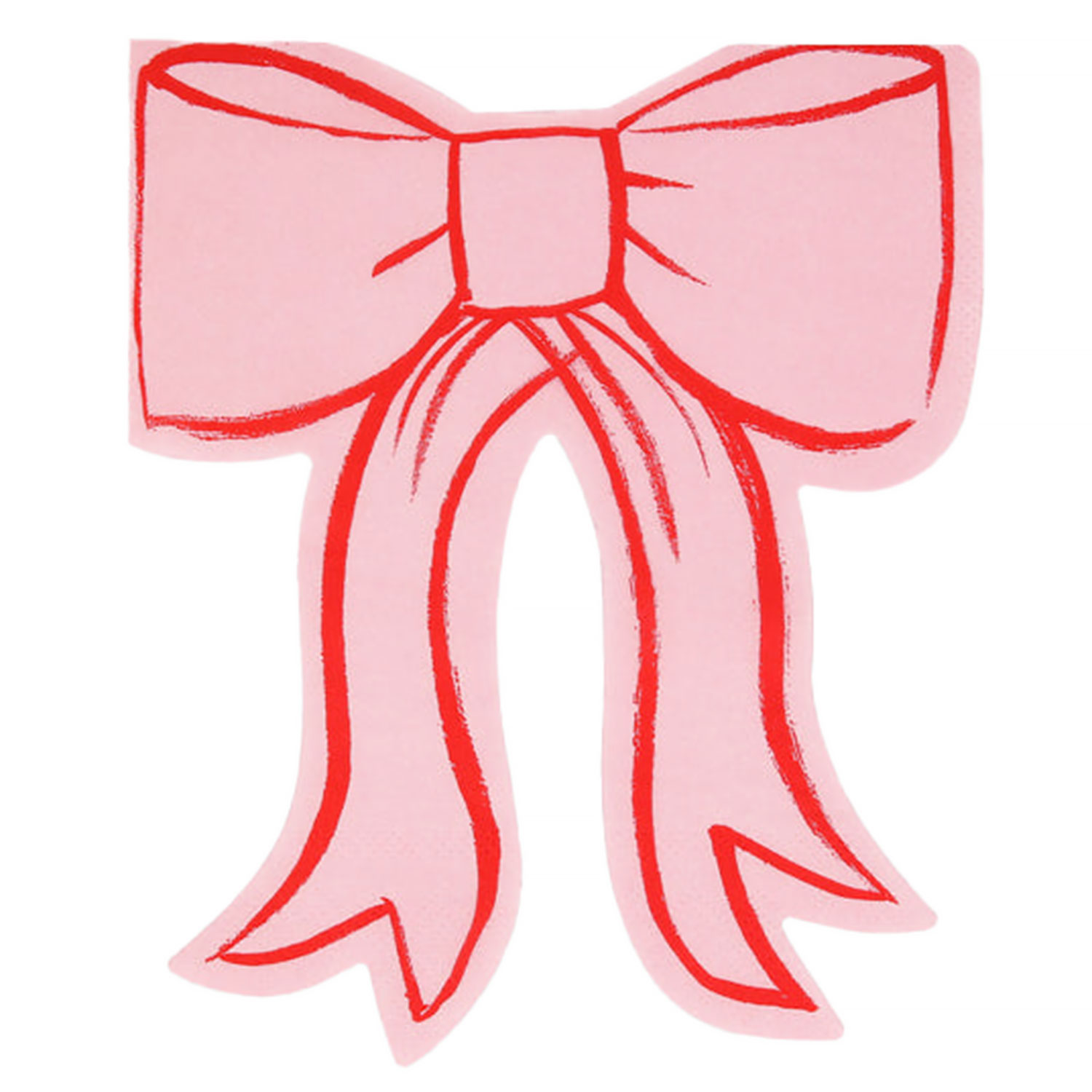 Pink Bow Party Napkins