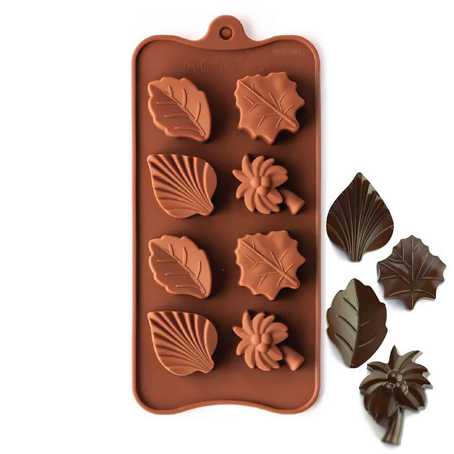 Silicone Maple Candy Mold, 2-Piece Set (Includes Recipe Card)