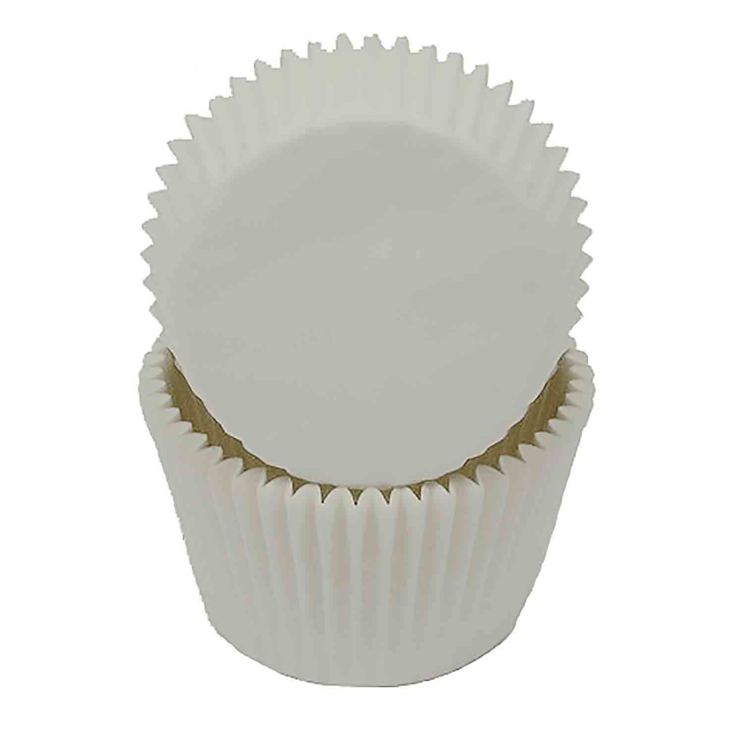White Jumbo Cupcake Cups