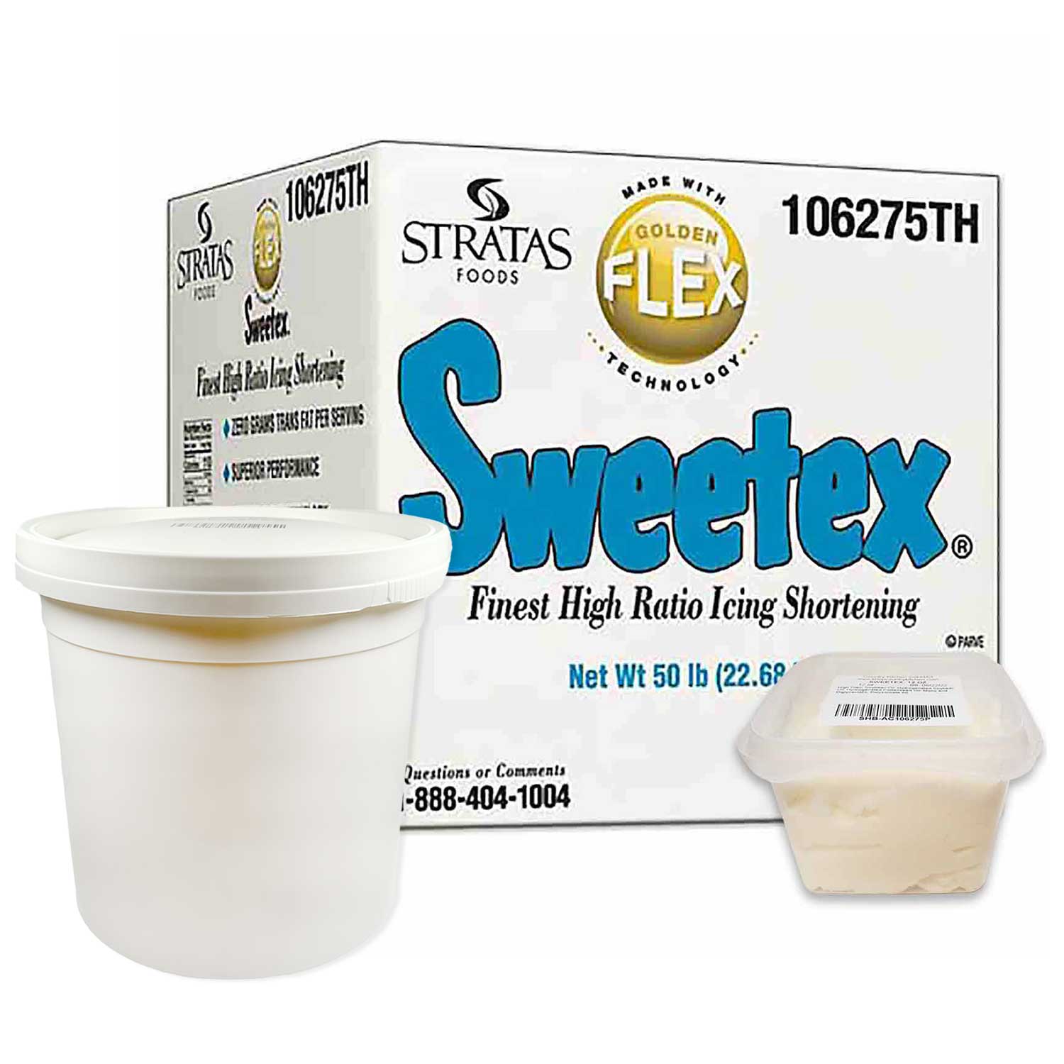 Sweetex High Ratio Shortening - 12 oz to 50 lbs Available