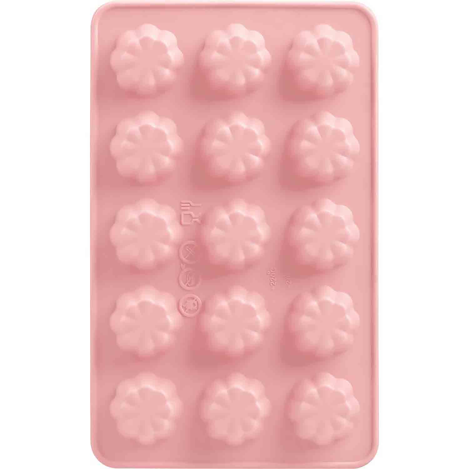 Trudeau Maison Silicone Chocolate and Candy Molds - Flowers - Set of 3