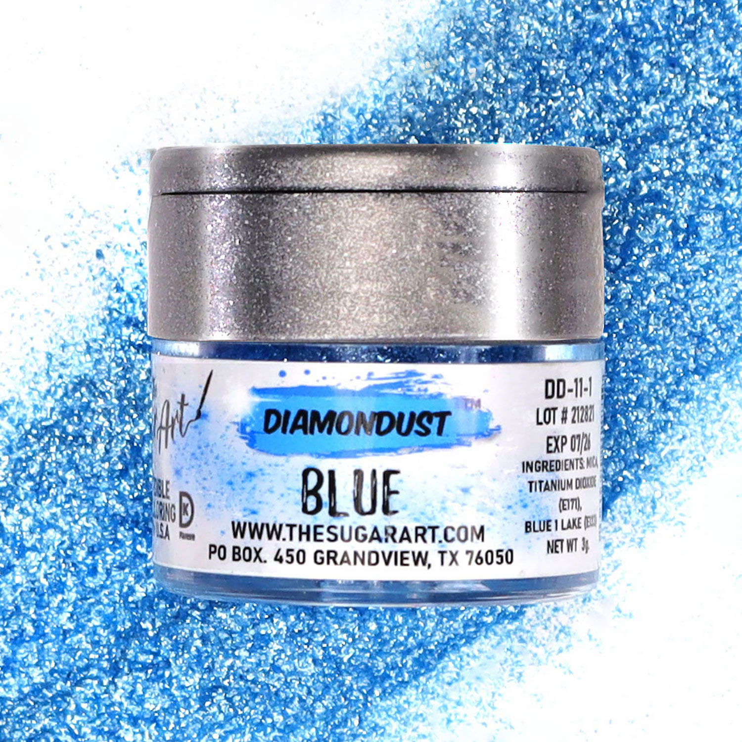 The Sugar Art Blue Diamondust (Regular)