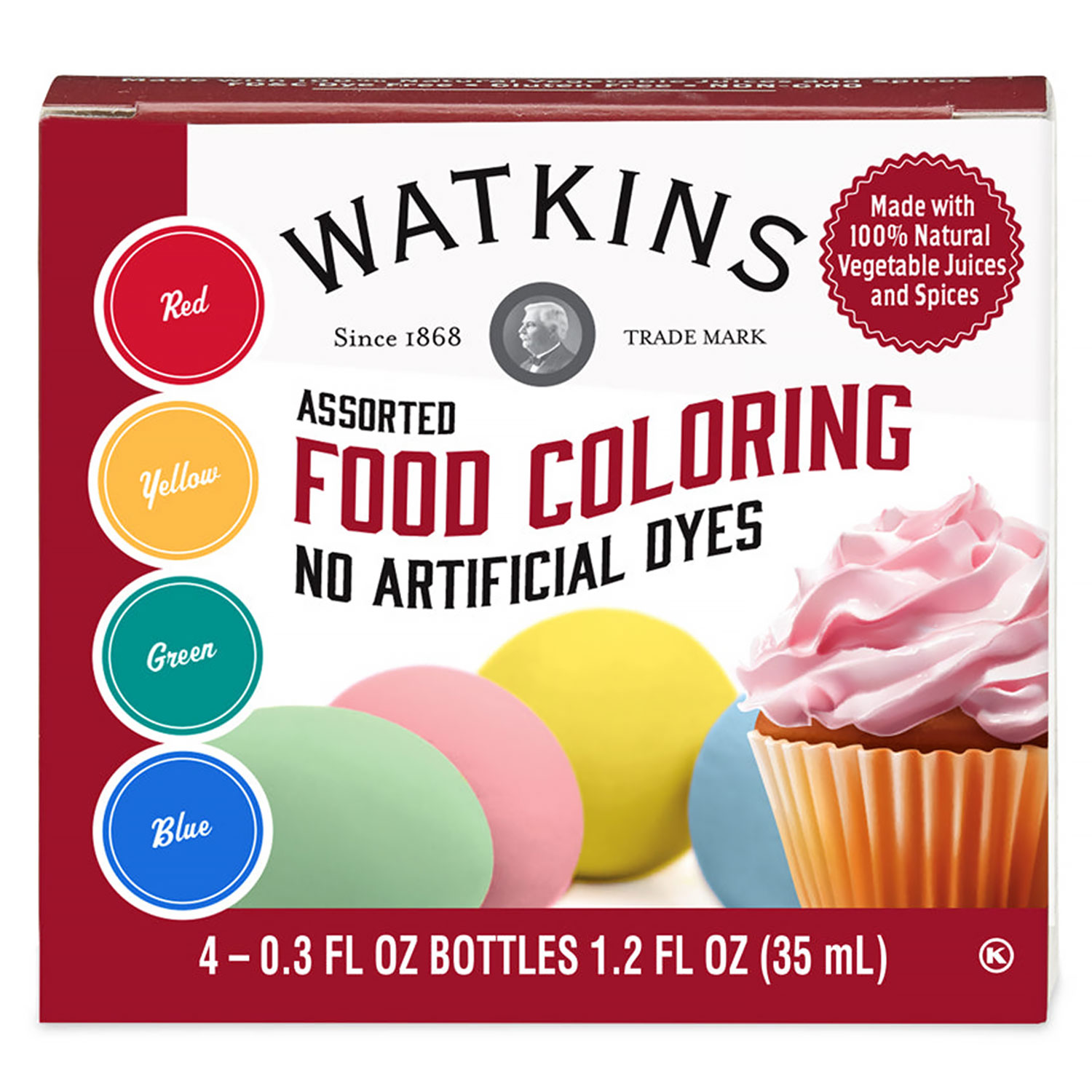 Watkins Dye Free Food Coloring Set