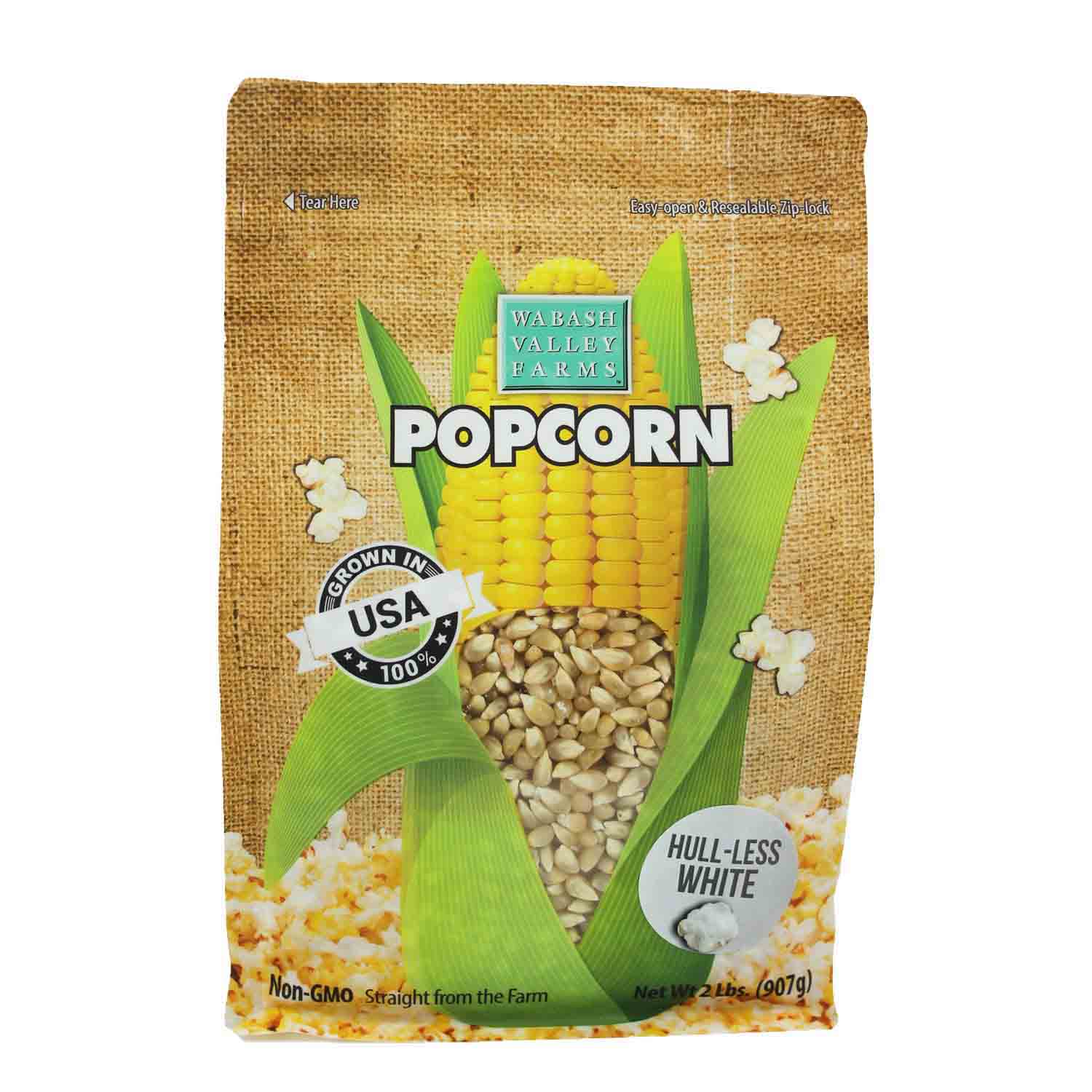 Kernelless popcorn deals