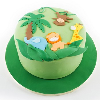 Jungle Animal Cake