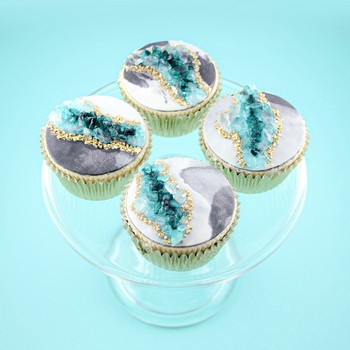 Geode Cupcakes