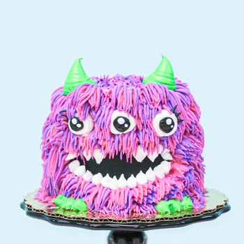 Neon Monster Cake