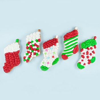 Buttercream Stocking Cookies