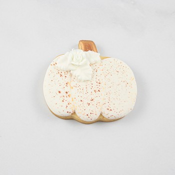 Decorated Pumpkin Cookie