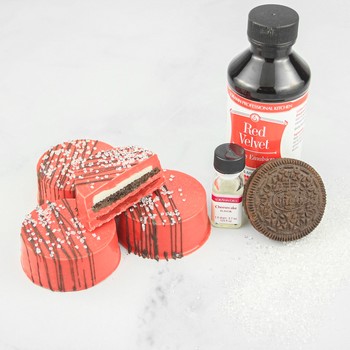 Red Velvet Cheesecake Chocolate Covered Oreos