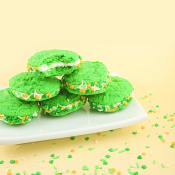 Green Sandwich Cookies