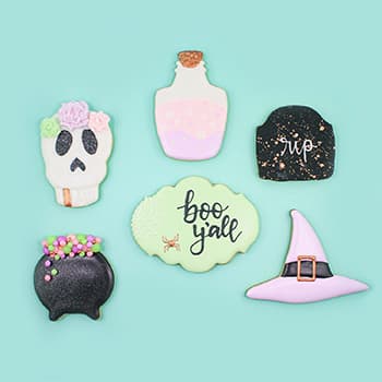 Pastel Royally Fun Halloween Cookies