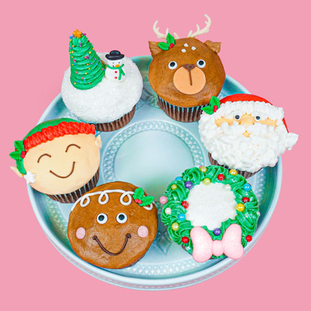 Cute Christmas Cupcakes