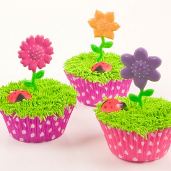 Flower Garden Cupcakes