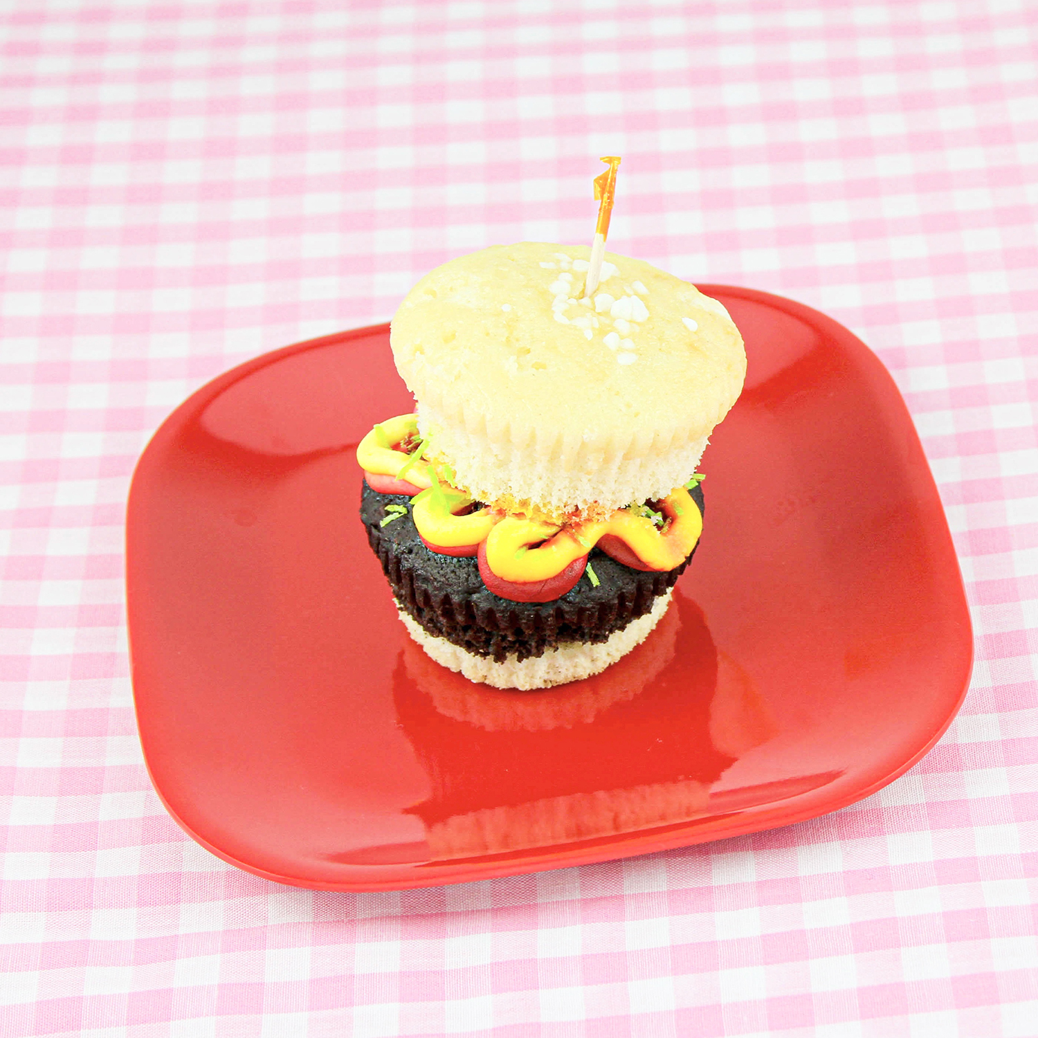 Hamburger Cupcake