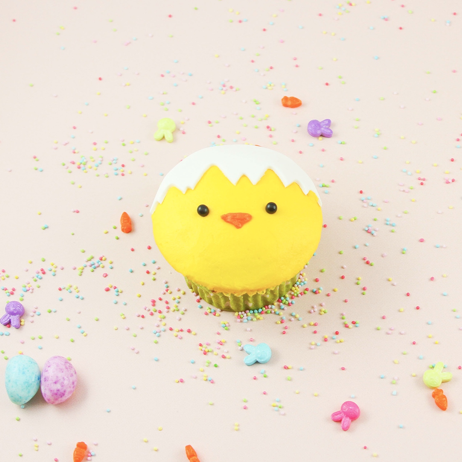 Hatching Chick Cupcake