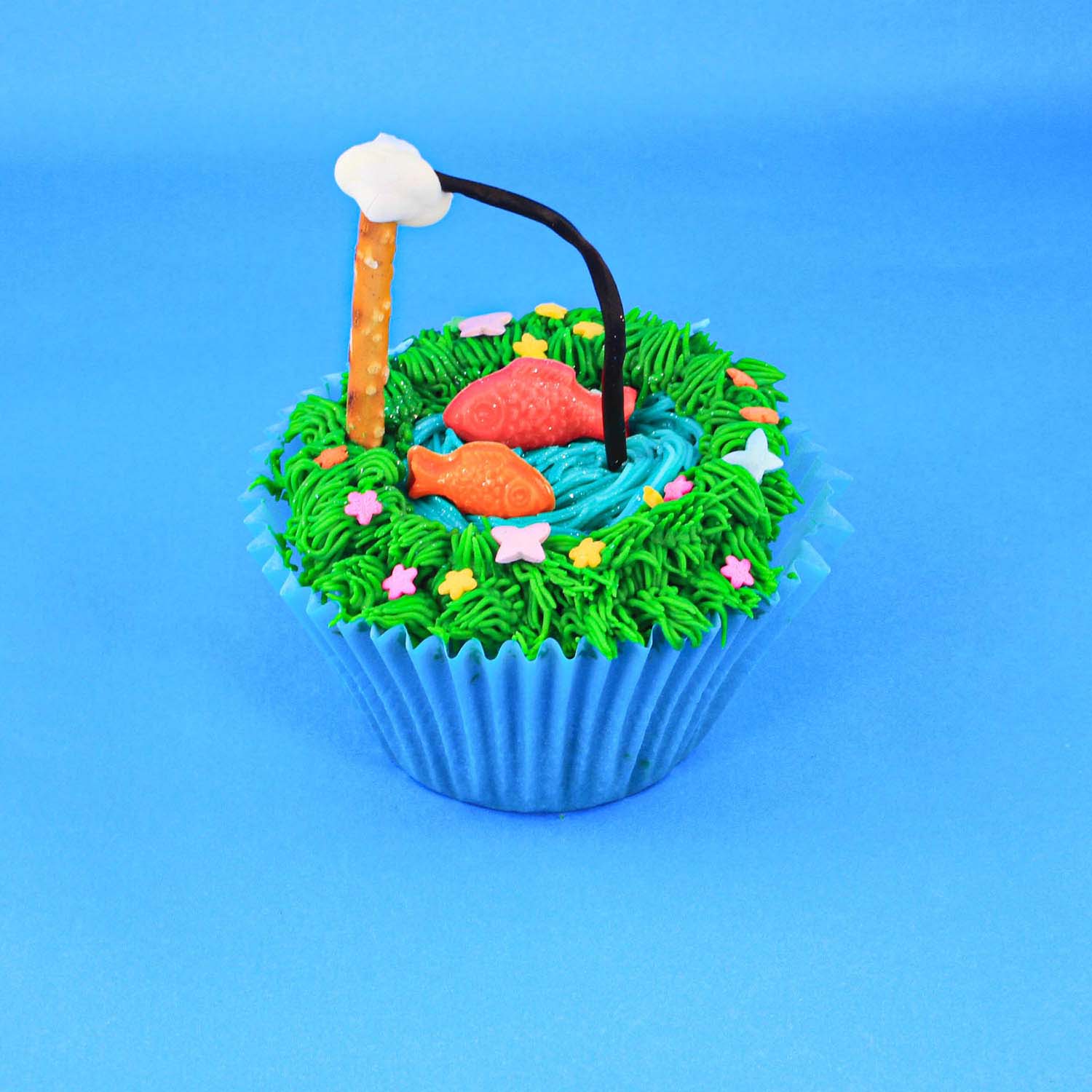 Fishing Cupcake