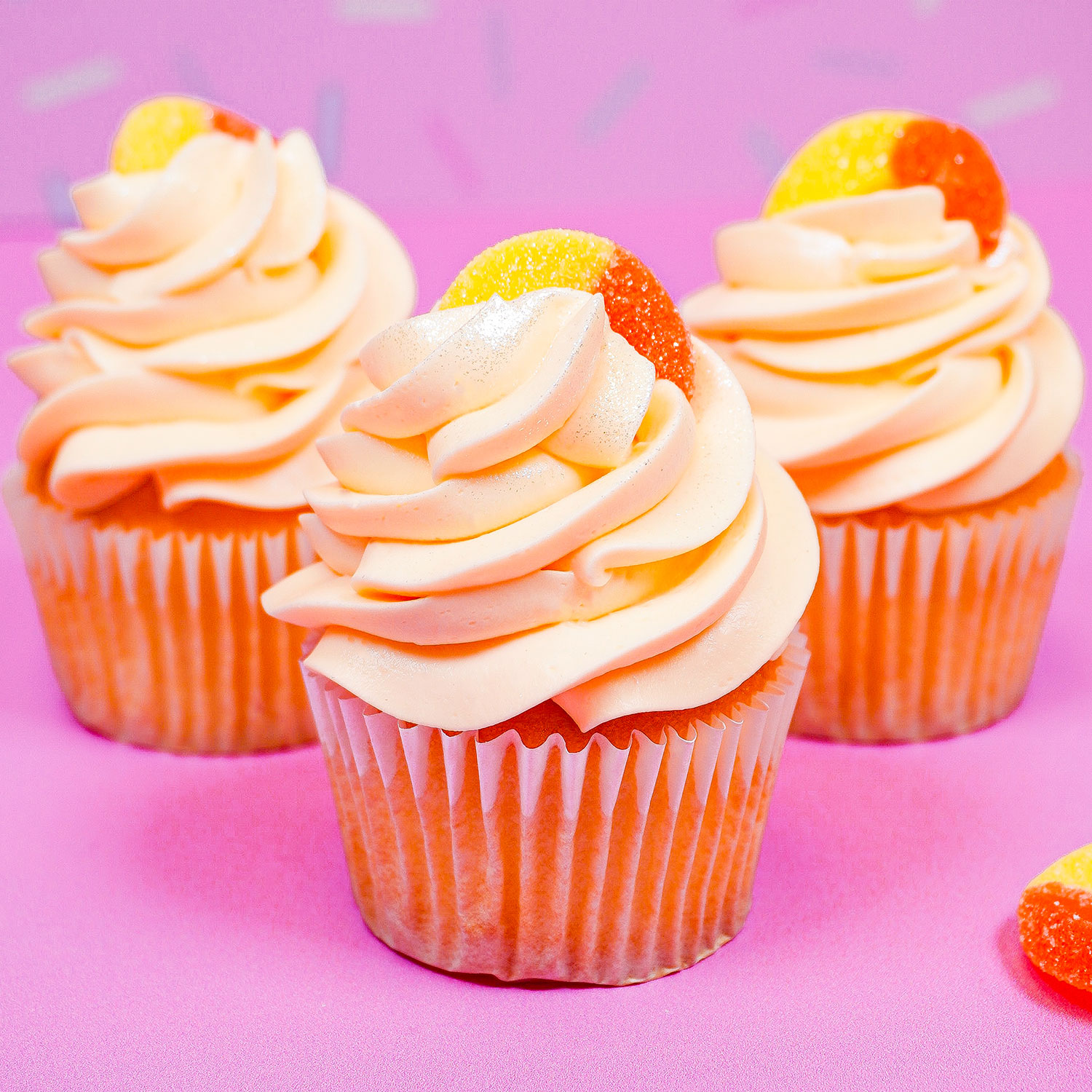 Peach Ring Whipped Frosting