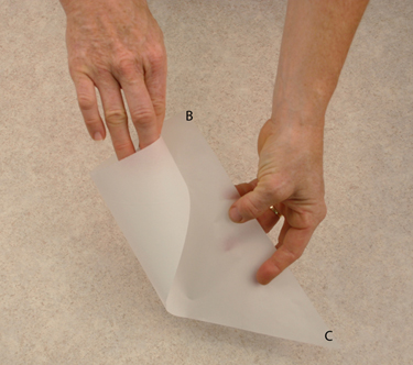 folding parchment triangle