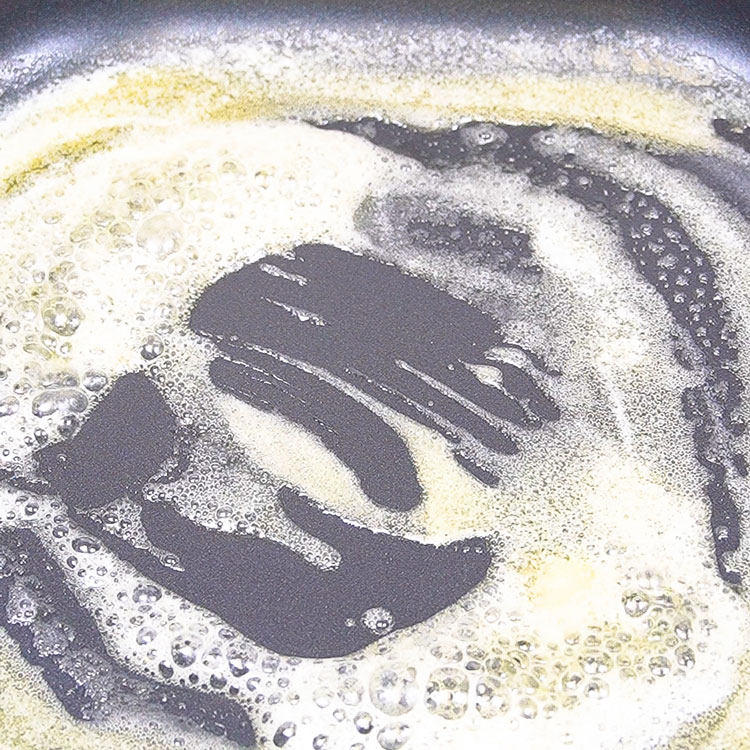 melting butter in electric skillet