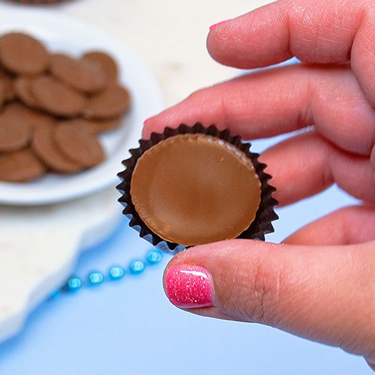 mini marshmallow candy bar in liner