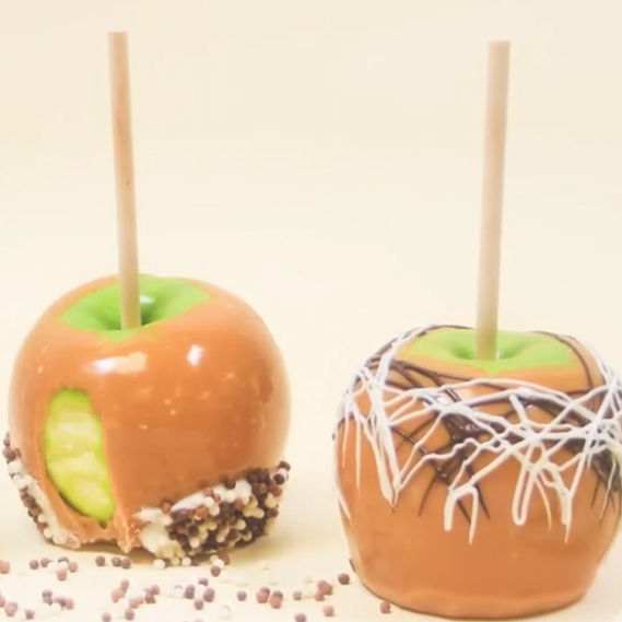 Caramel Apple made with Peter's Caramel and White Chocolate