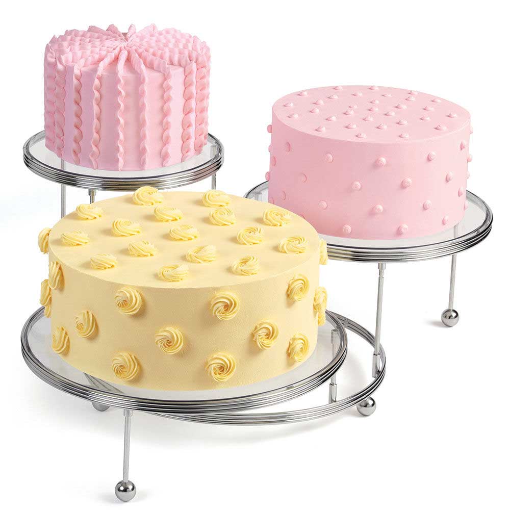 Wilton 307-859 Cakes 'N More Three-Tiered Display Stand