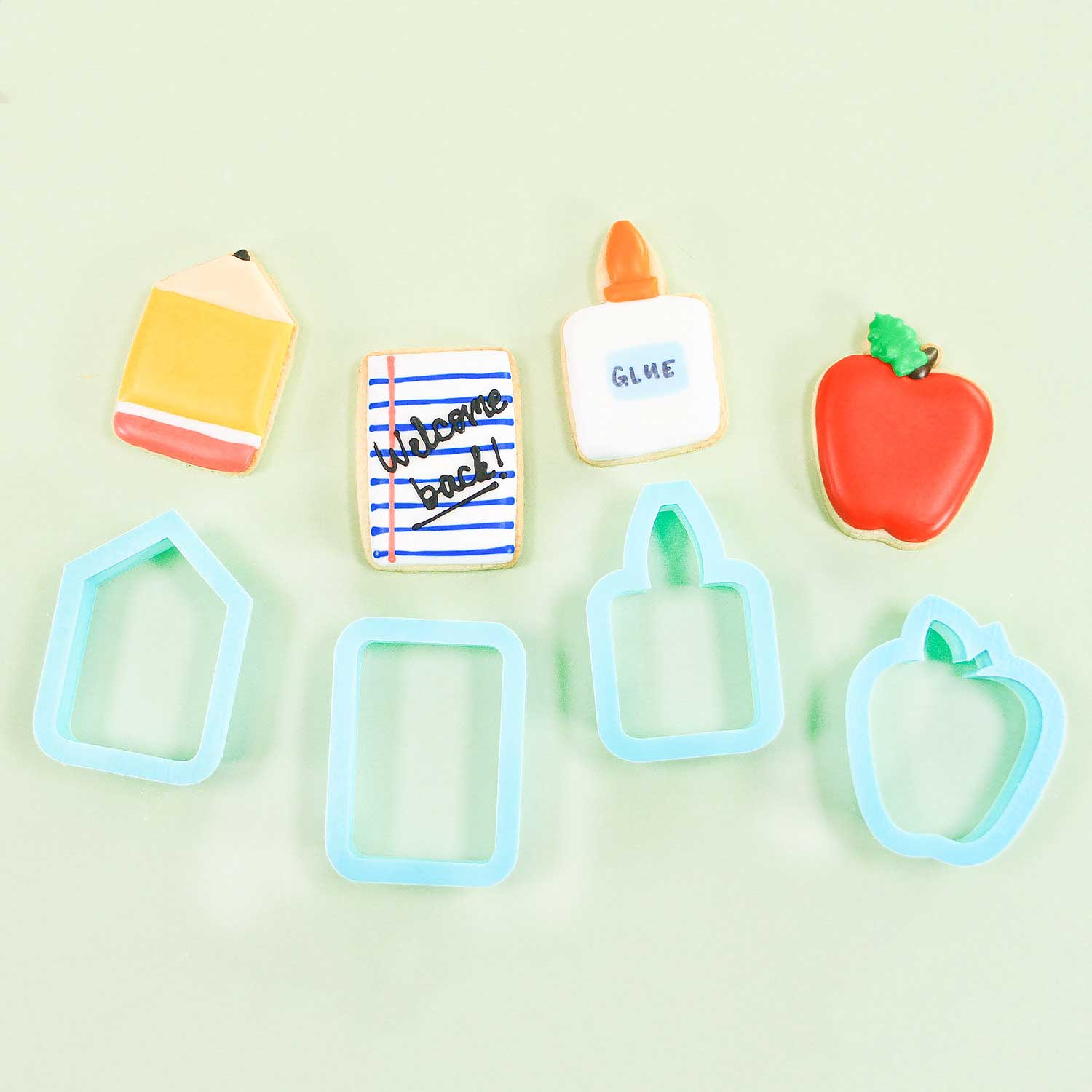 Baby Bottle Cutter and Stamp PLA Set Cookie Cutter Dough Cutter Pastry  Cutter Fondant Cutter Clay 