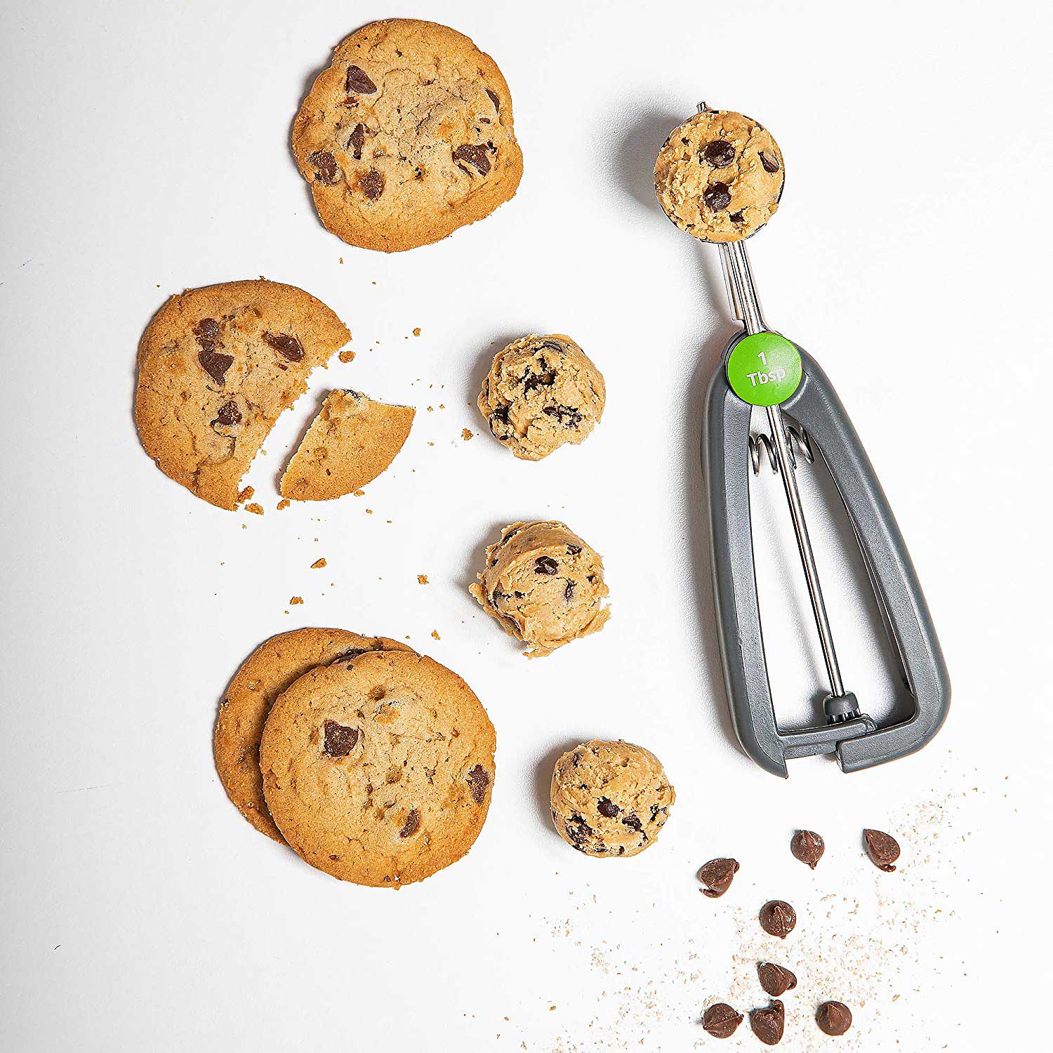 Cookie Scoop w/ Plastic Handle - 1 Tablespoon